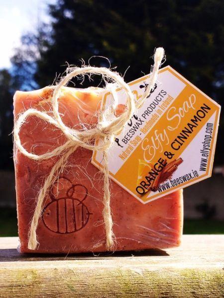 Organic Orange And Cinnamon Bar Soap