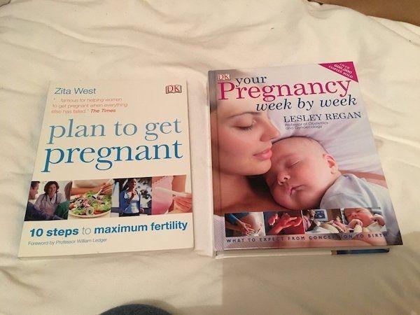 Plan to get pregnant + pregnancy books