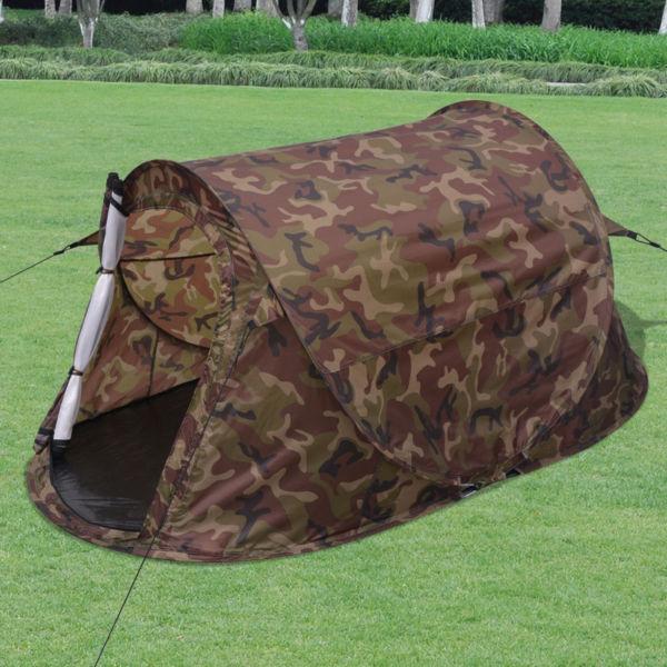 vidaXL 2-person Pop-up Tent Camouflage(SKU91005)