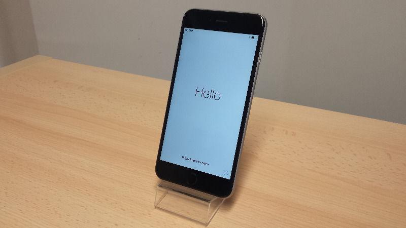 SALE Apple iPhone 6 PLUS 64GB Unlocked in SILVER + CASE & Glass