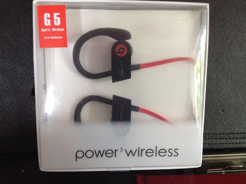 power3wireless ,Bluetooth sport headphone . New product . Available 5