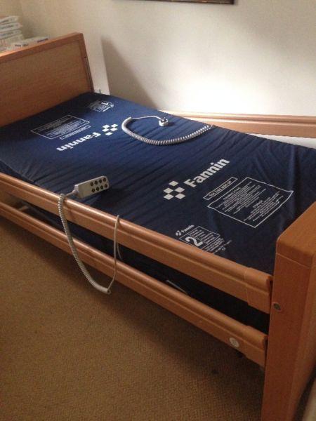 Hospital Bed (Fannin) Good Condition w. Electric Mattress