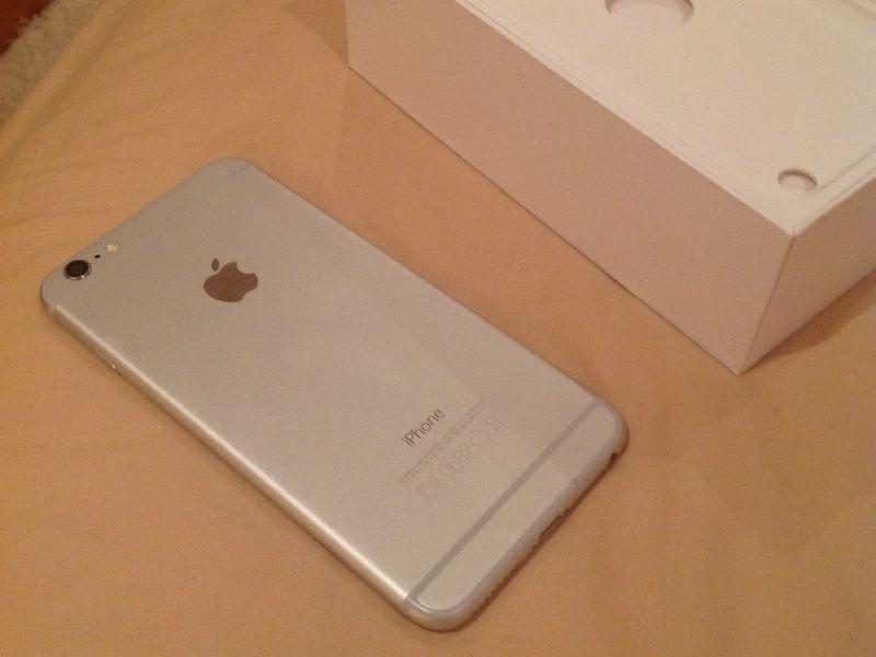 Iphone 6 PLUS Silver 5.5 inch Unlocked LIKE NEW