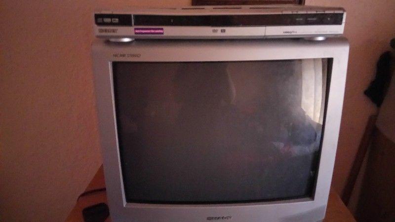 TV and dvd player for sale
