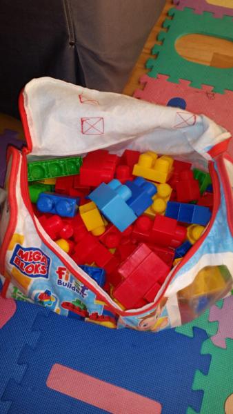 Kids building blocks. Toy blocks