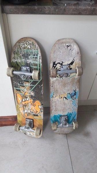 Two old skateboards for sale