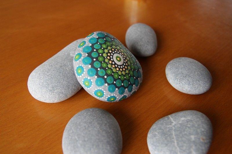 Hand Painted Mandala Stones