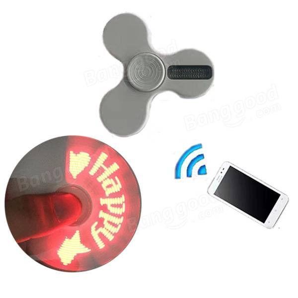 Mateminco intelligent LED app control fingertips gyro rotation chargeable EDC hand spinner