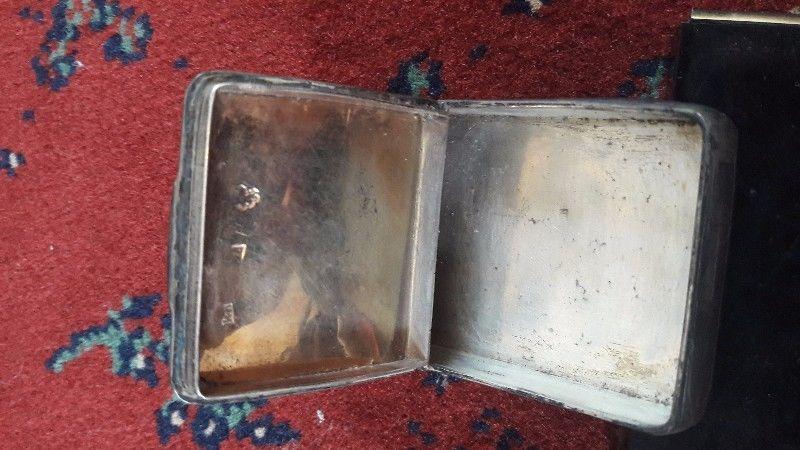 Antique silver snuff box