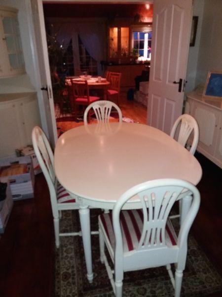 Dining Table and chairs 'Gustavian'