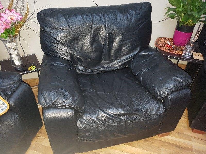 leather sofa 3+1+1