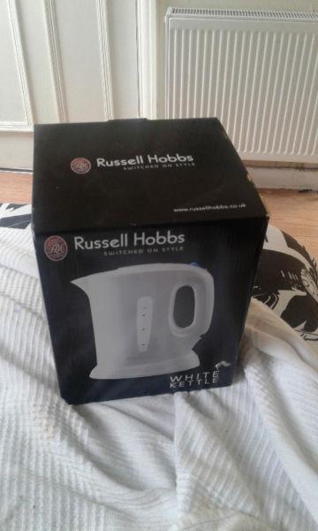 Russell Hobbs switched ON style white kettle