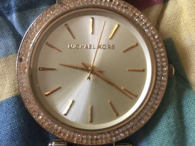 Genuine MICHAEL KORS gold watch