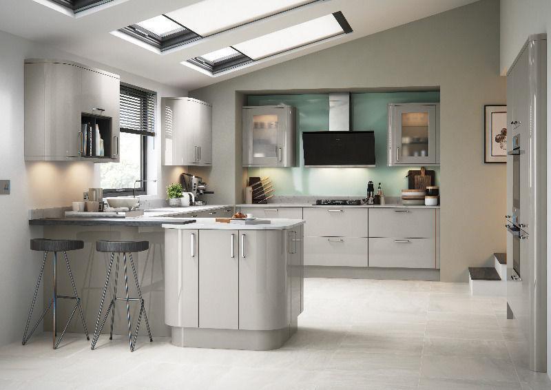 High Gloss Zola Kitchen Doors, accessories and cabinets From Kitchen Stori (7 Colours Available)