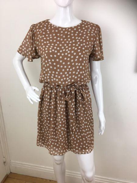 Women's Polka Dots Shift Dress Size 12