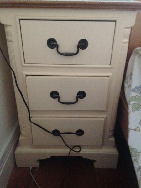 Strawbridge chest of drawers and bed side locker