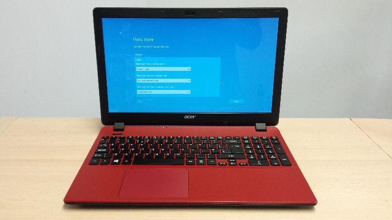 SALE Acer Aspire 15 Laptop in RED Intel Quad Core 8GB 1TB Win10 !!