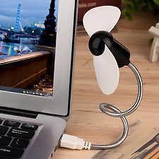 Flexible USB mini cooling fan cooler for laptop desktop PC computer
