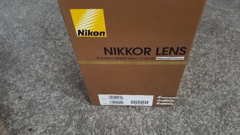 Nikon 45mm f/2.8D Tilt Shift