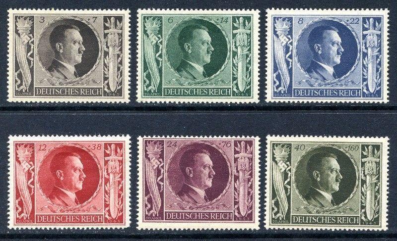 Germany 1943 - Adolph Hitler Birthday Stamp Issue - Ref 43HB6 - Mint Never Hinged + Free Postage