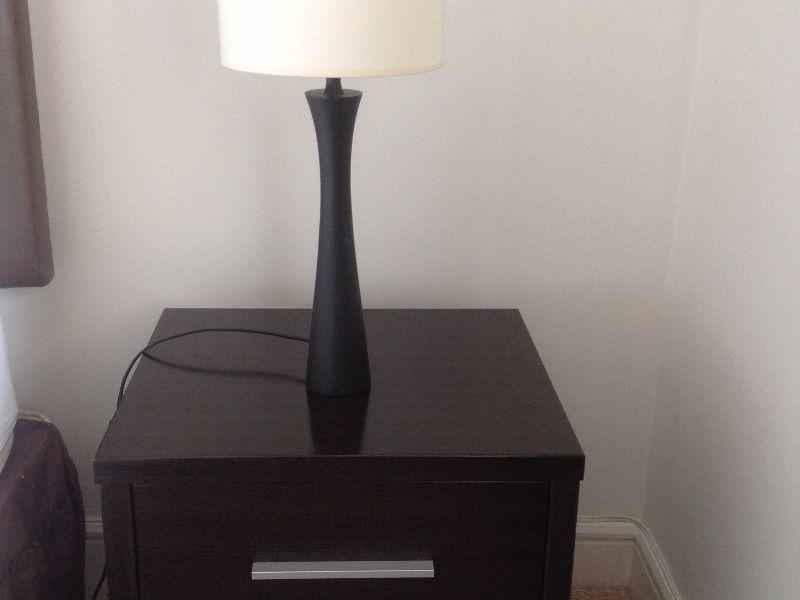 Bedside Locker and Light - Excellent Condition