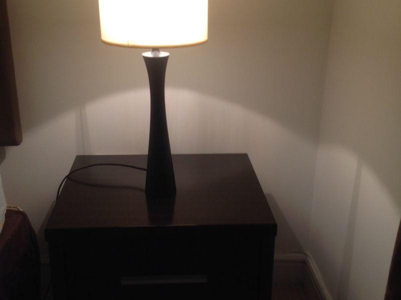 Bedside Locker and Light - Excellent Condition