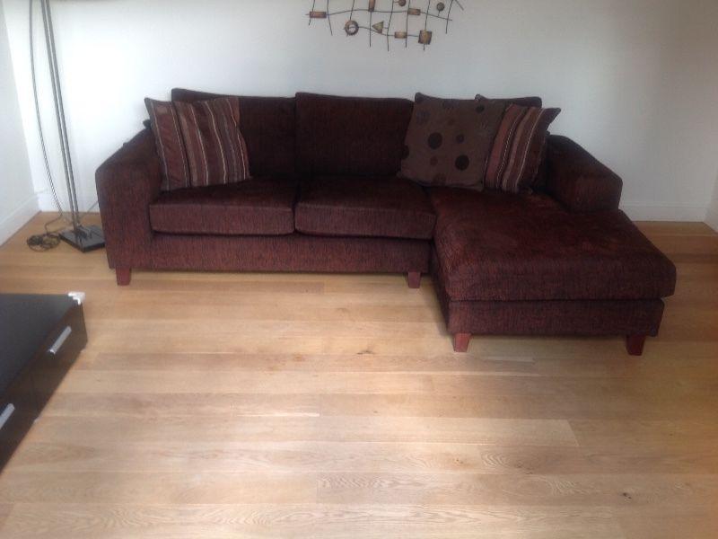 Corner Chaise Sofa and oversized Armchair - Excellent Condition