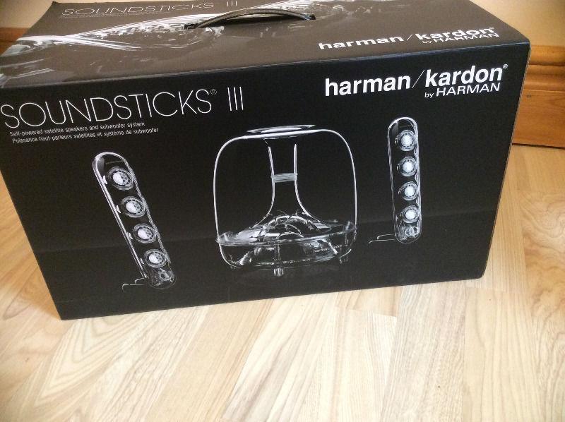 Harman Kardon SoundSticks III Boxed, never used