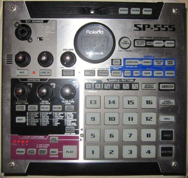 Roland SP555 sampler
