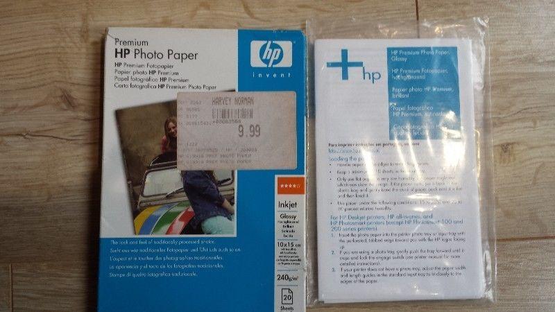 HP photo paper