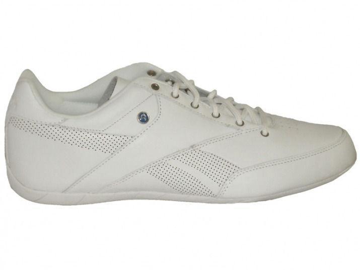 New Reebok White Leather Trainers Original 42.5 - 27.5 CM