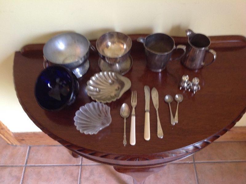 Silver plate collectables