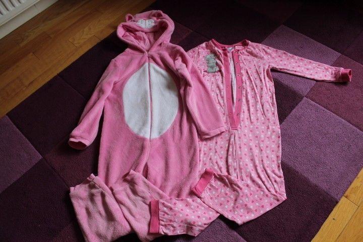 30 piece Girls 6-7, 7-8 pjs, tops, jacket, jumper,onesie bundle for sale