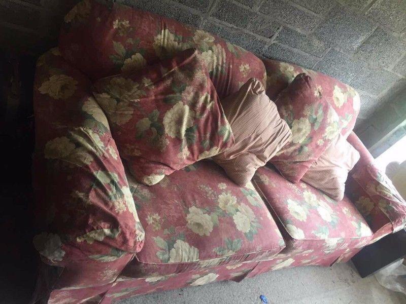 2 SEATER Sofa quick sale good condition, another one Free to take