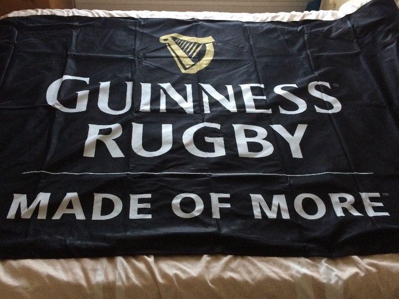Guinnes Rugby Wall Banner