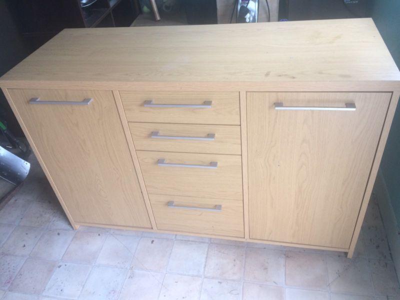 Pine effect cabinet in perfect condition