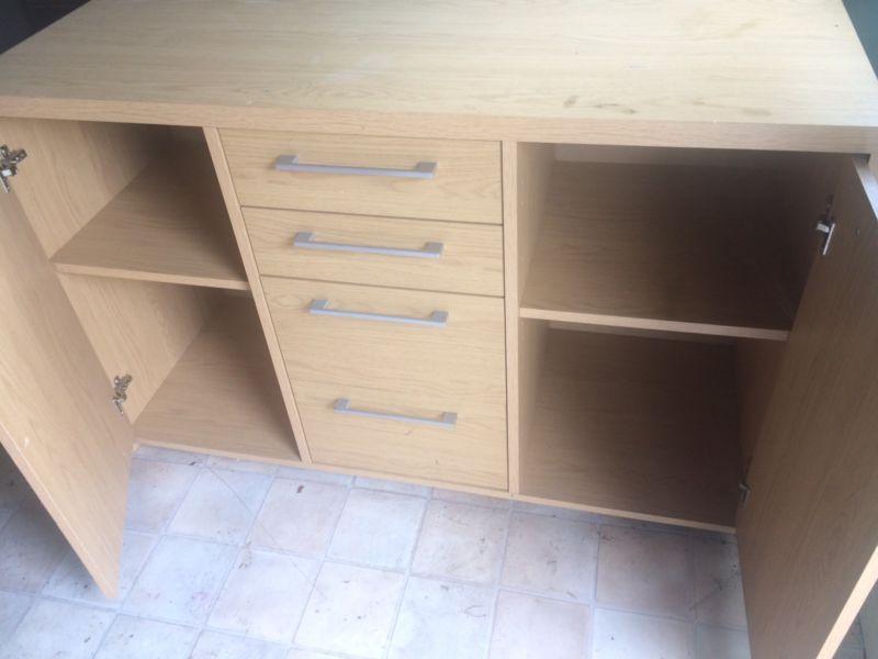 Pine effect cabinet in perfect condition