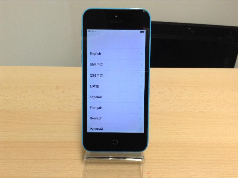 SALE Apple iPhone 5C 32GB in BLUE UNLOCKED SIM FREE with BOX +FREE CASE
