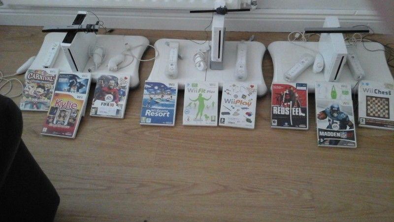 Wii consoles