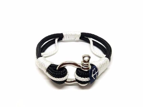 Black & White Nautical Bracelet by Bran Marion