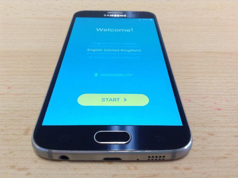 SALE Samsung Galaxy S6 32GB in Sapphire BLACK UNLOCKED + Any FREE CASE