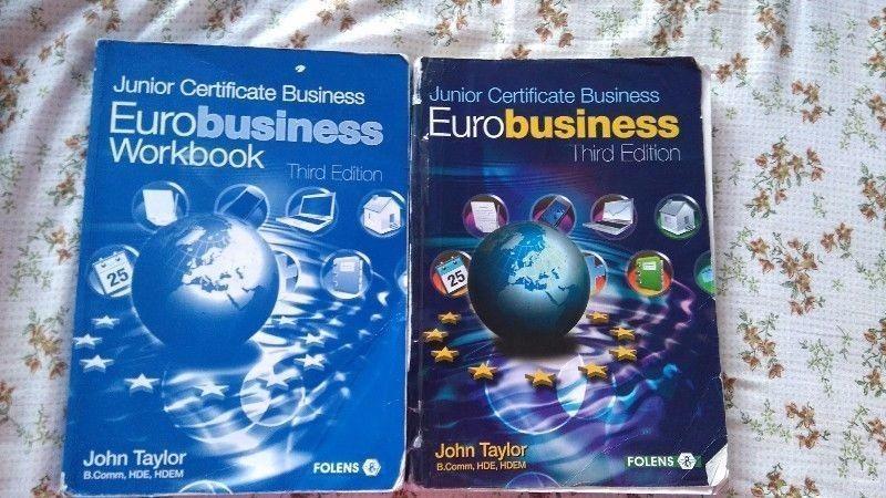 Junior Cert = Business = Euro Business Textbook + Workbook = €15