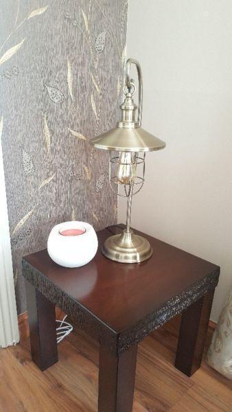 Quality table lamps and one tall lamp