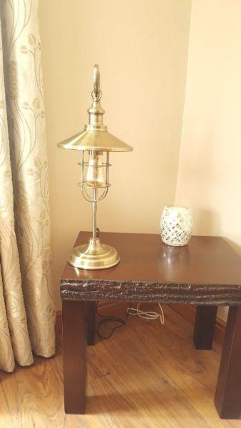 Quality table lamps and one tall lamp