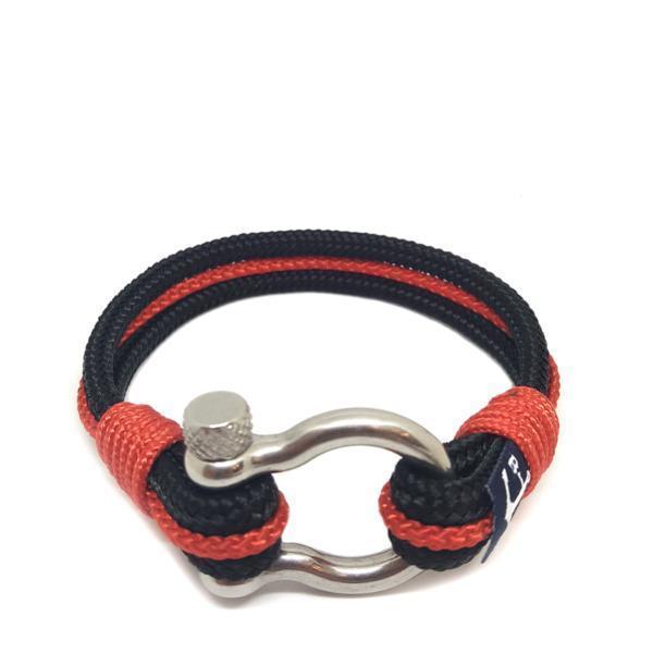 Bran Marion Black and Red Nautical Bracelet