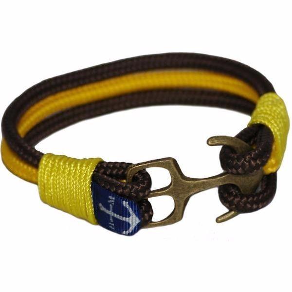 Bran Marion Black and Yellow Nautical Bracelet