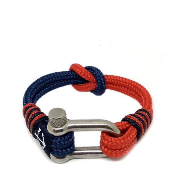 Blue and Red Nautical Bracelet by Bran Marion