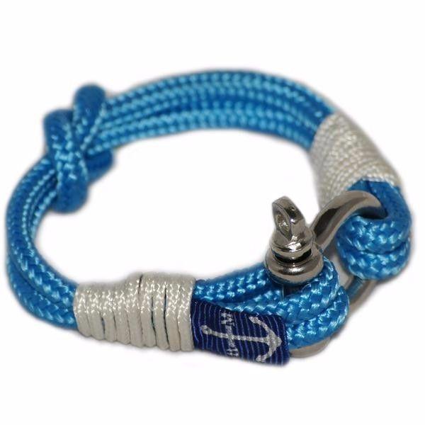 Blue and White Nautical Bracelet by Bran Marion