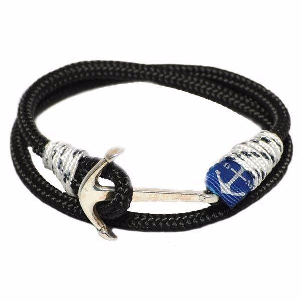 Bran Marion Black Pearl Nautical Bracelet