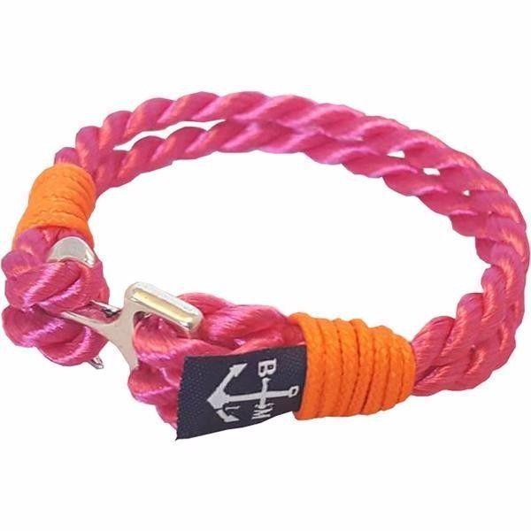 Bran Marion Pink and Orange Nautical Bracelet